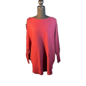 Lovely Pearl Trim Blouse (plus size)